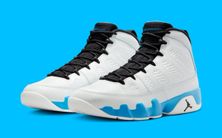 Official Images OG Air Jordan 9 Powder Blue House of Heat